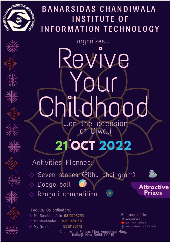 Revive Your Childhood - Deepawali Celebration