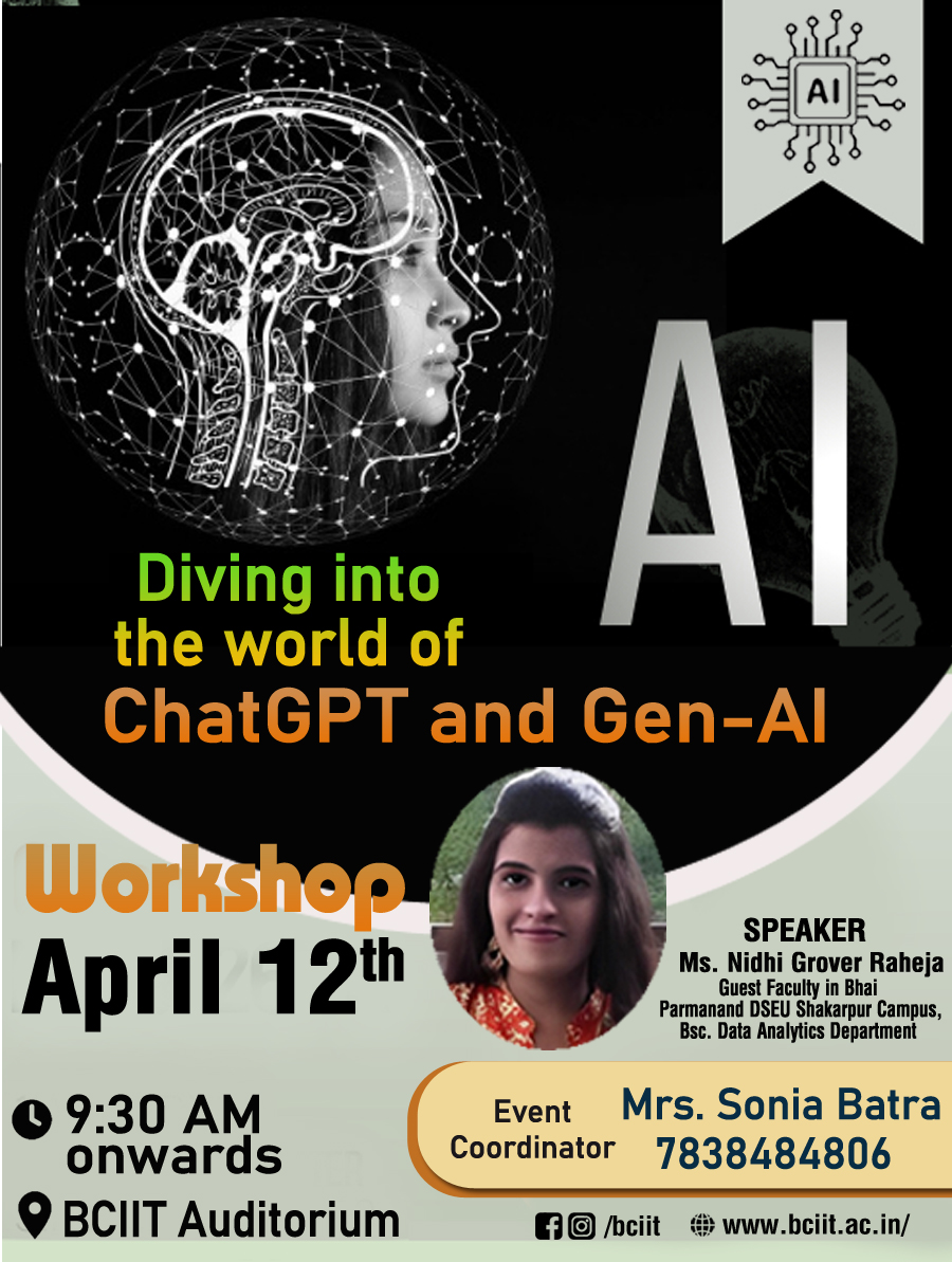Workshop - Diving into the world of ChatGPT and Gen-AI